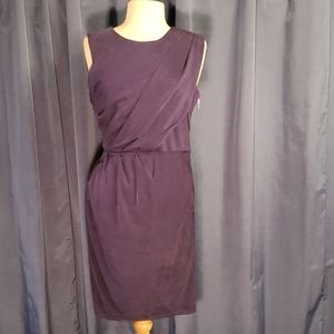 Armani Exchange deep purple dress